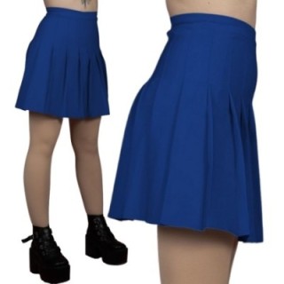 Spódniczka plisowana TENNIS SKIRT niebieska mundurek cosplay granatowa mini