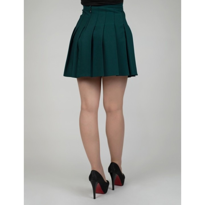 Spódniczka plisowana tennis skirt butelkowa zieleń zielona Produkt Polski