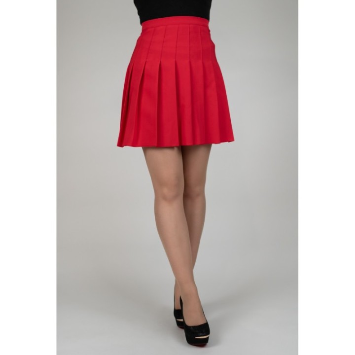 Spódniczka plisowana czerwona tennis skirt mini Produkt Polski cosplay