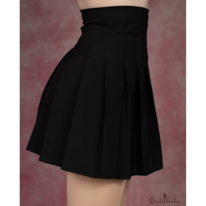 Spódniczka TENNIS SKIRT plisowana PRODUKT POLSKI czarna goth cosplay mini