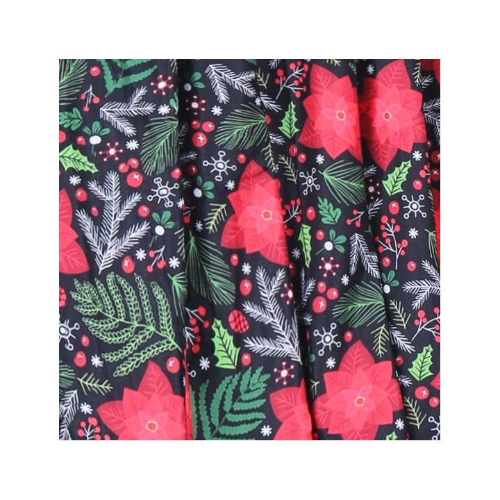 Sukienka pin up świąteczna folk zimowa na Boże Narodzenie NONA