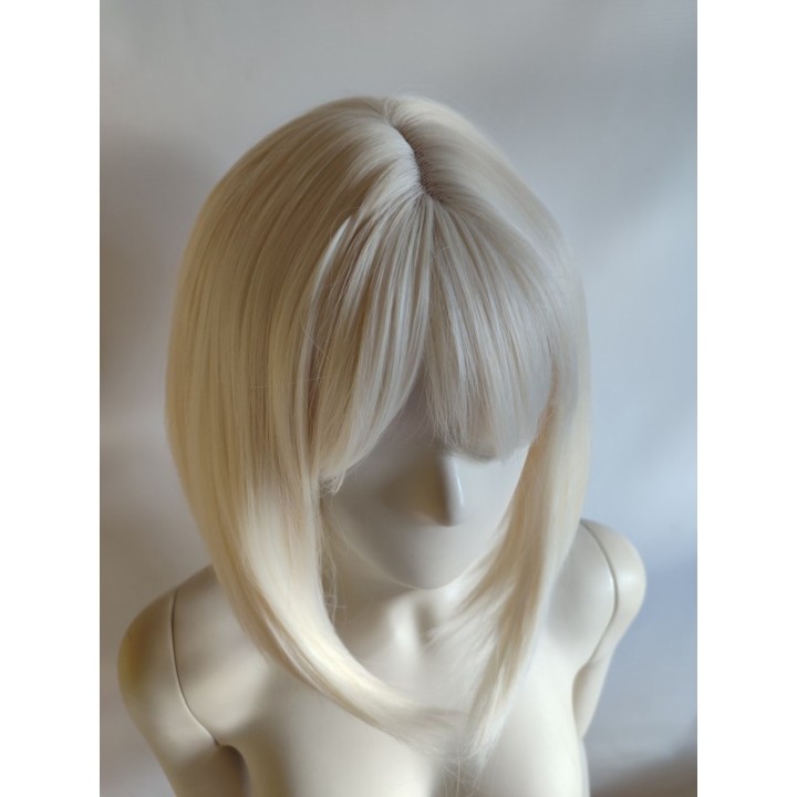 Peruka platynowy jasny blond bob do ramion PK116