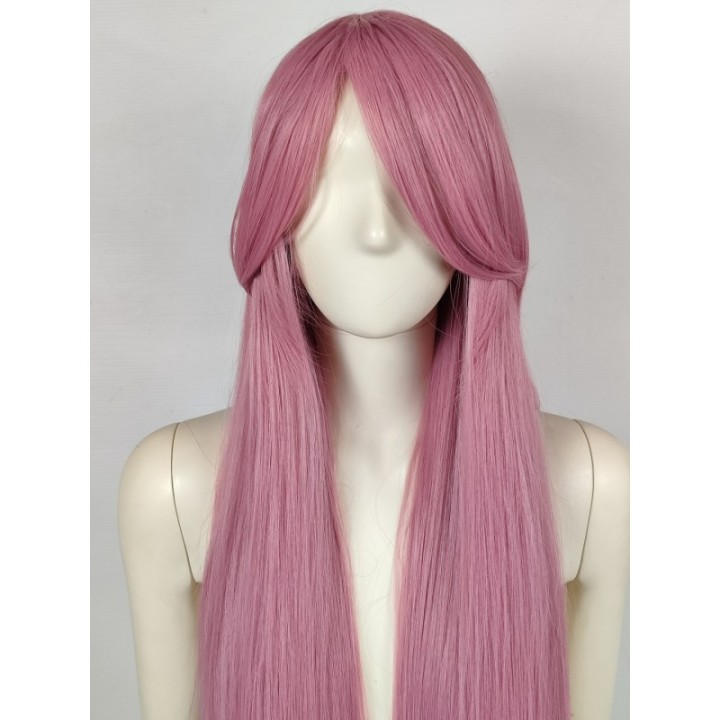 Peruka RÓŻOWA pastelowy róż koronkowy czepek anime PK012