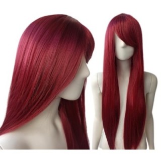Peruka bordowa ciemnoczerwona Poison Ivy cosplay PK011