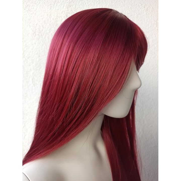 Peruka bordowa ciemnoczerwona Poison Ivy cosplay PK011