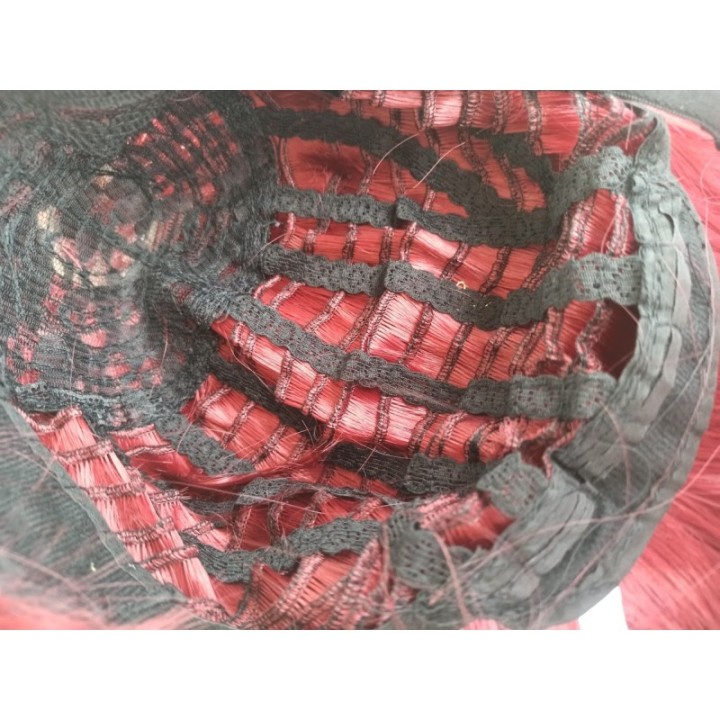 Peruka bordowa ciemnoczerwona Poison Ivy cosplay PK011