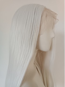 Peruka lace front biała LF002
