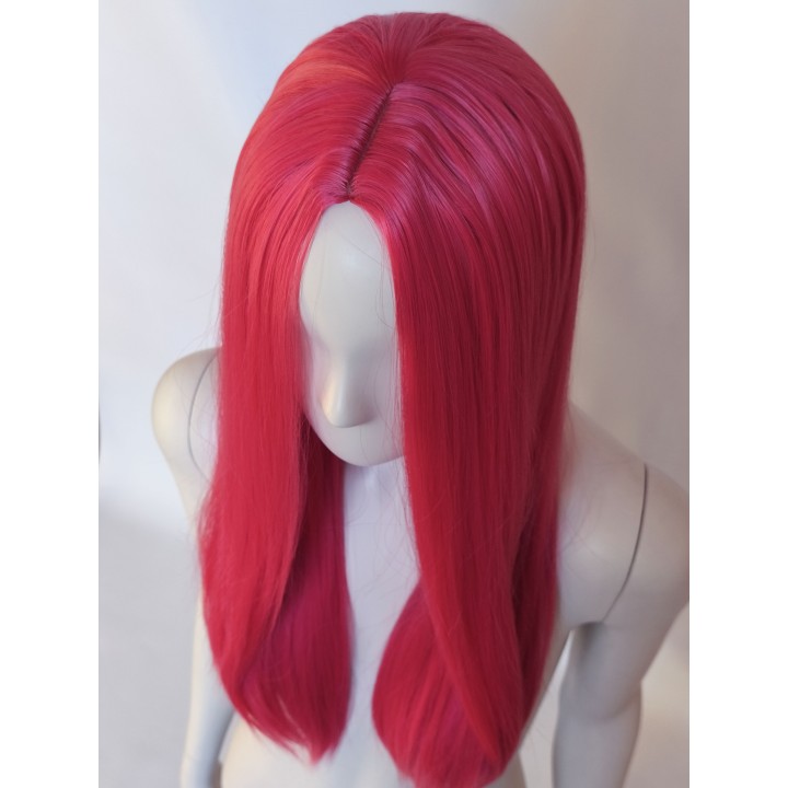 Peruka bez grzywki magenta fuksja Mira K-pop Demon Hunters PK099