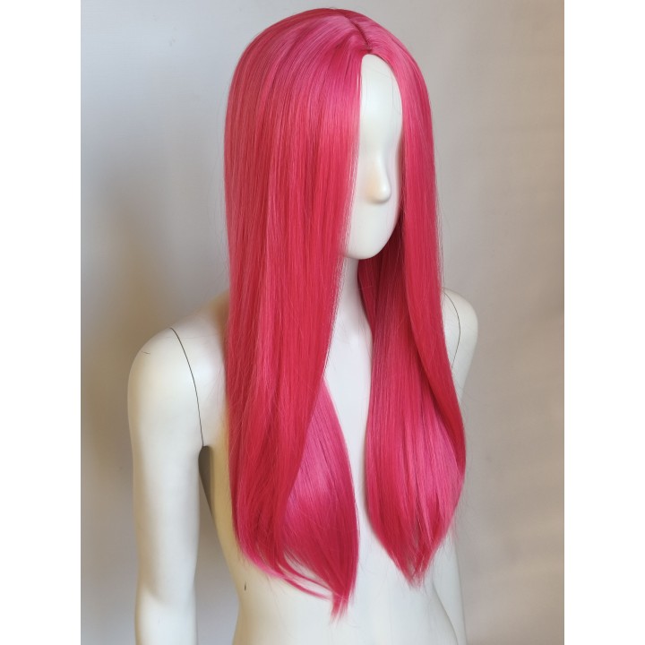 Peruka bez grzywki magenta fuksja Mira K-pop Demon Hunters PK099