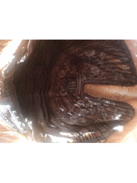 Peruka lace front złoty brąz LF008