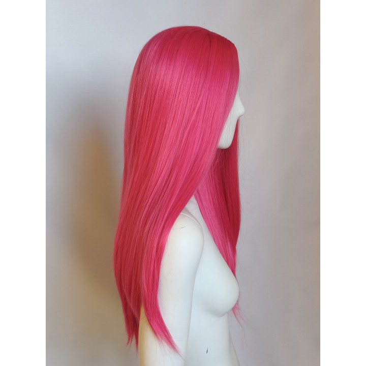 Peruka bez grzywki magenta fuksja Mira K-pop Demon Hunters PK099