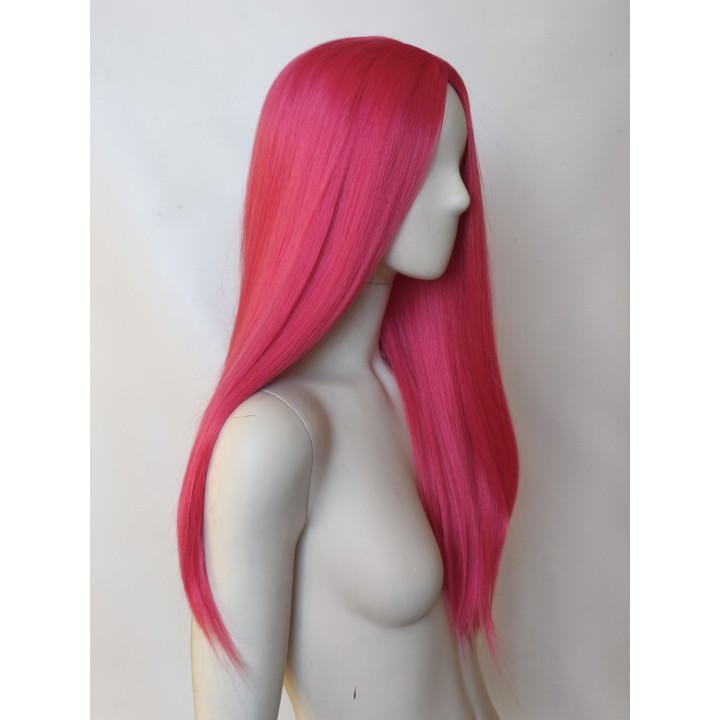 Peruka bez grzywki magenta fuksja Mira K-pop Demon Hunters PK099