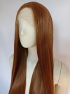 Peruka lace front złoty brąz LF008