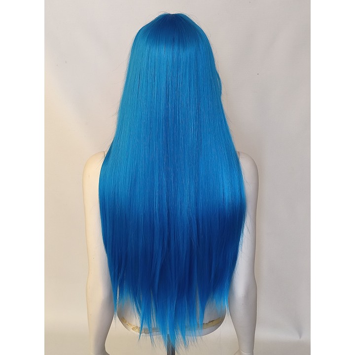Peruka niebieska z grzywką cosplay Jinx LOL PK053