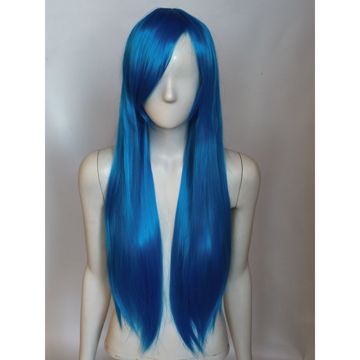 Peruka niebieska z grzywką cosplay Jinx LOL PK053