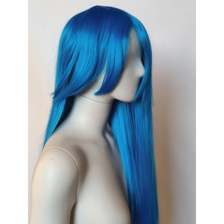 Peruka niebieska z grzywką cosplay Jinx LOL PK053