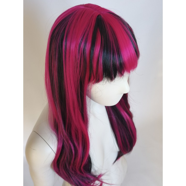 Peruka różowo czarna Draculaura Monster High PK174