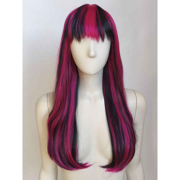 Peruka różowo czarna Draculaura Monster High PK174