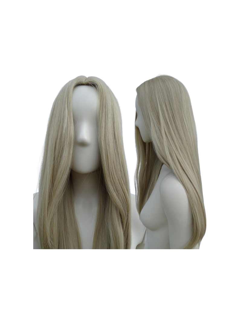 Peruka bez grzywki platynowy blond PK022