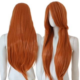Peruka ruda pomarańczowa długa 90cm cosplay anime PK032
