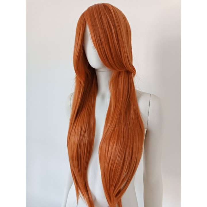 Peruka ruda pomarańczowa długa 90cm cosplay anime PK032