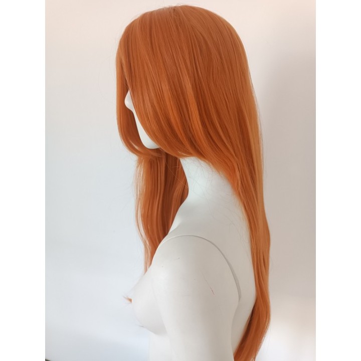Peruka ruda pomarańczowa długa 90cm cosplay anime PK032