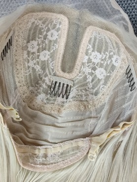Peruka lace front platynowy blond LF009