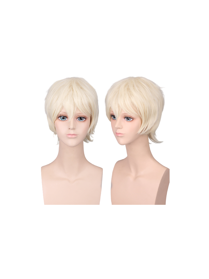 Peruka krótka jasny blond PK034