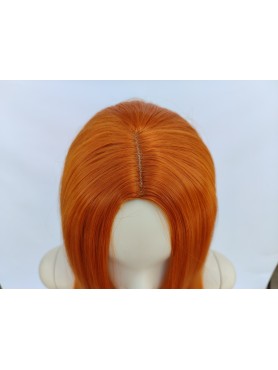 Peruka long bob ruda PK161