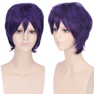 Peruka krótka fioletowa cosplay anime manga PK050
