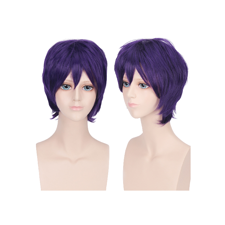 Peruka krótka fioletowa cosplay anime manga PK050
