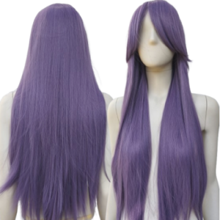 Peruka długa pastelowy fiolet fioletowa Rumi Demon Hunters PK052