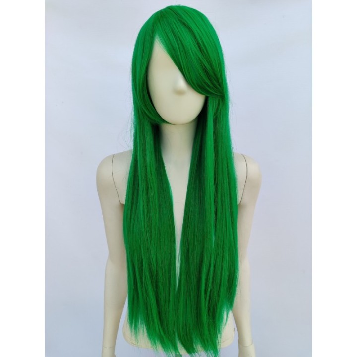 Peruka zielona z długa grzywką termoodporna cosplay anime PK008