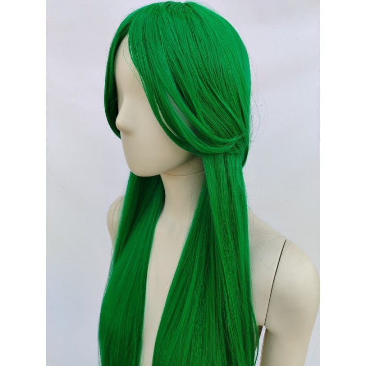 Peruka zielona z długa grzywką termoodporna cosplay anime PK008