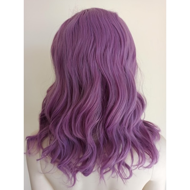 Peruka fale do ramion fioletowa pastel goth anime PK075