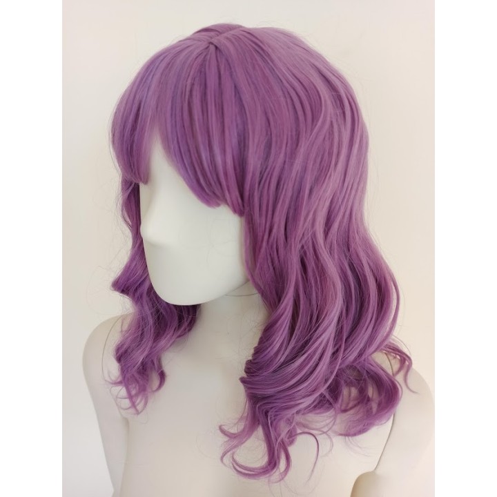 Peruka fale do ramion fioletowa pastel goth anime PK075