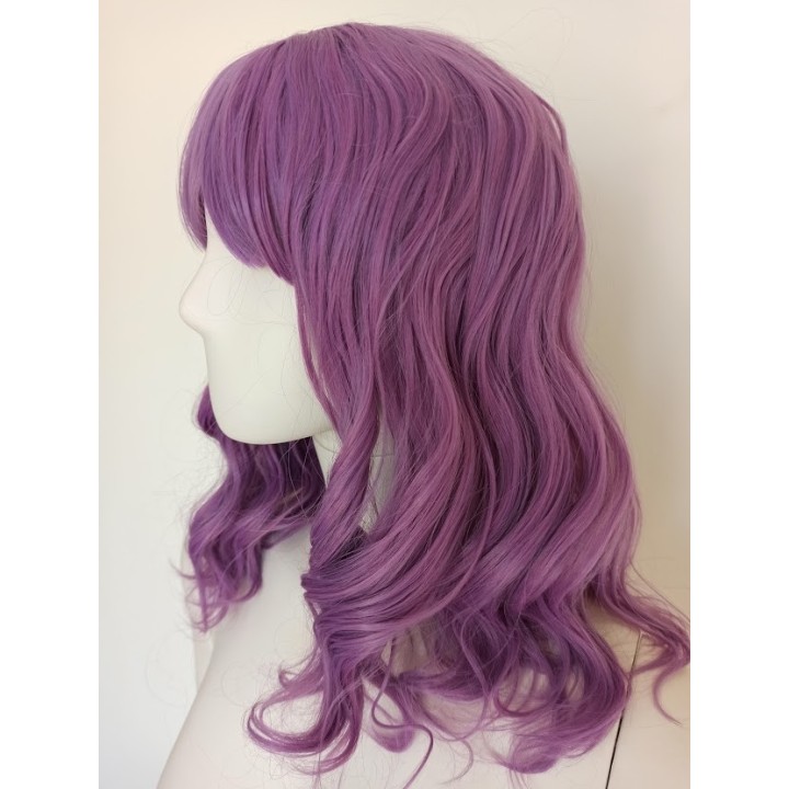 Peruka fale do ramion fioletowa pastel goth anime PK075