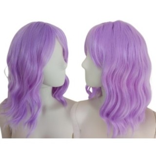 Peruka do ramion lawendowy fiolet pastel goth loki PK080