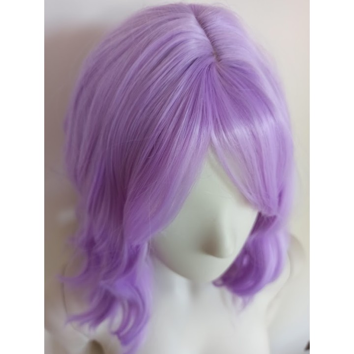 Peruka do ramion lawendowy fiolet pastel goth loki PK080