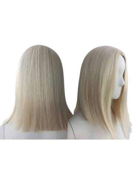 Peruka long bob blond bez grzywki PK025