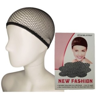 Czepek pod perukę CZARNY wig cap siatka na włosy