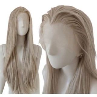 Peruka lace front jasny platynowy blond Elsa LF006
