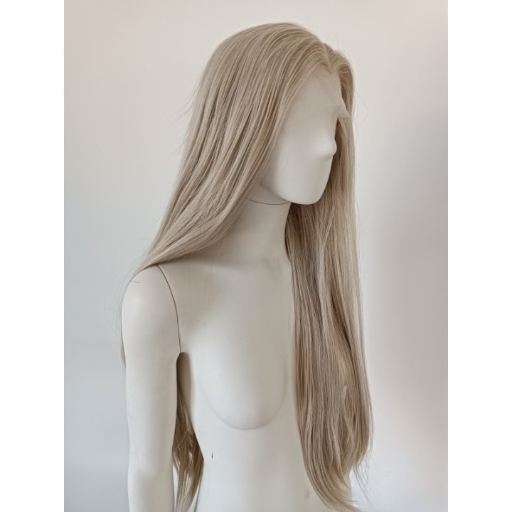Peruka lace front jasny platynowy blond Elsa LF006