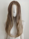 Peruka front blonde loki naturalny blond PK046