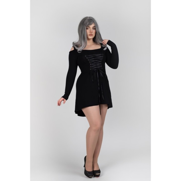 Sukienka gotycka 2w1 asymetryczna LILITH