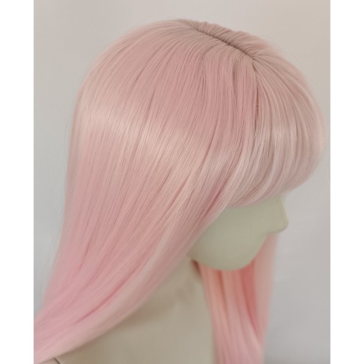 Peruka jasny róż różowa cosplay Zero Two PK101