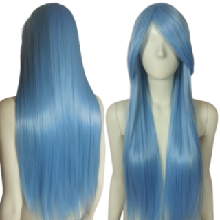Peruka błękitna Ganyu Genshin Impact cosplay anime PK007