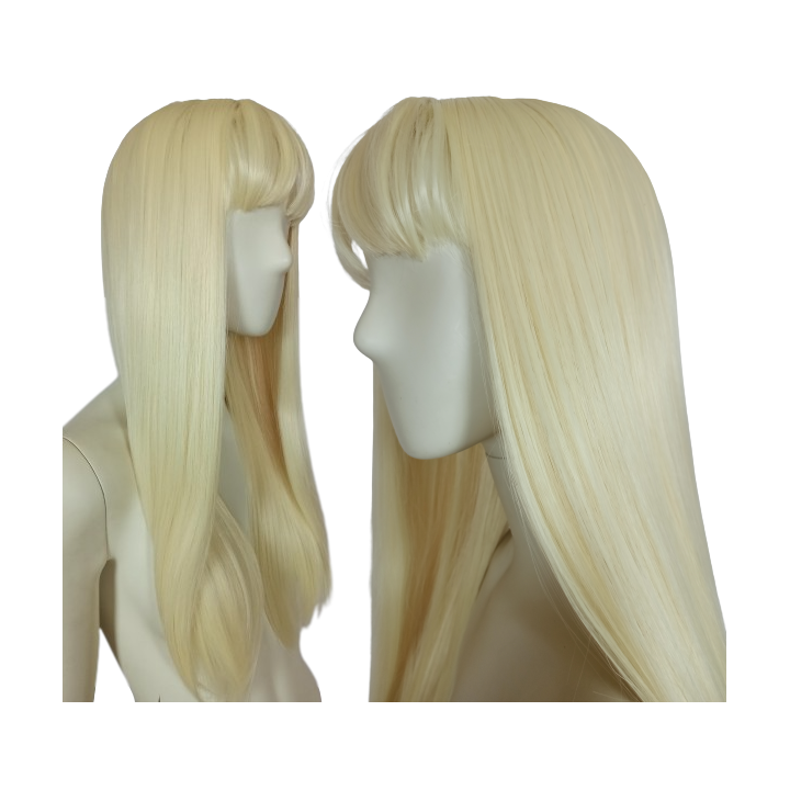 Peruka z prostą grzywką jasny blond Misa Amane cosplay PK102