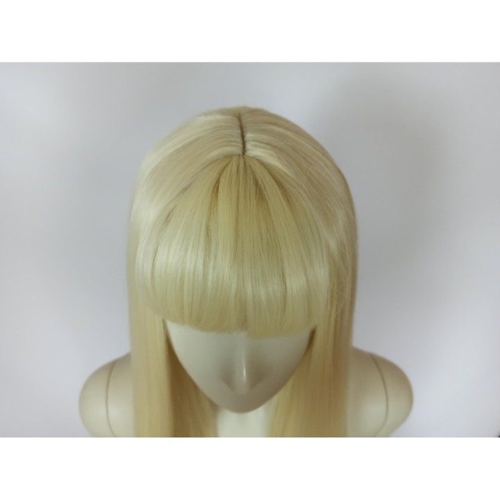 Peruka z prostą grzywką jasny blond Misa Amane cosplay PK102