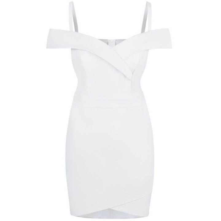 Biała sukienka mini hiszpanka STELLA